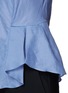 Detail View - Click To Enlarge - THEORY - 'Biaz SL' sleeveless pleat hem ramie top