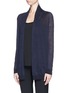 Front View - Click To Enlarge - THEORY - 'Ashtry J' linen gauze knit cardigan