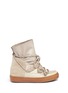 Main View - Click To Enlarge - INUIKII - 'Nilak' chain leather sneaker boots