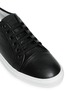 Detail View - Click To Enlarge - ARMANI COLLEZIONI - Leather low top sneakers