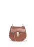 Main View - Click To Enlarge - CHLOÉ - 'Drew' small chain border leather shoulder bag