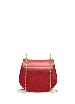 Back View - Click To Enlarge - CHLOÉ - 'Drew' small leather shoulder bag