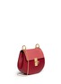 Front View - Click To Enlarge - CHLOÉ - 'Drew' small leather shoulder bag