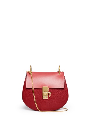 Main View - Click To Enlarge - CHLOÉ - 'Drew' small leather shoulder bag