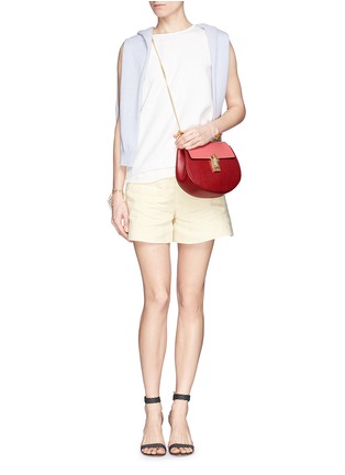 Figure View - Click To Enlarge - CHLOÉ - 'Drew' small leather shoulder bag