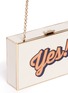 Detail View - Click To Enlarge - ANYA HINDMARCH - 'Imperial Yes/No' leather box clutch
