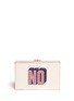 Back View - Click To Enlarge - ANYA HINDMARCH - 'Imperial Yes/No' leather box clutch
