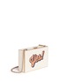 Front View - Click To Enlarge - ANYA HINDMARCH - 'Imperial Yes/No' leather box clutch
