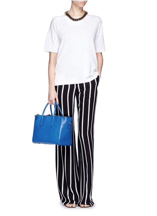 Figure View - Click To Enlarge - ANYA HINDMARCH - 'Ebury Smiley' small leather tote