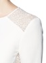 Detail View - Click To Enlarge - JASON WU - Lace shoulder and waist sheath dress