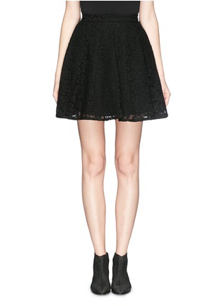 Main View - Click To Enlarge - MSGM - Lace skater skirt
