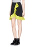 Front View - Click To Enlarge - MSGM - Ruffle trim crepe skirt