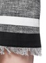 Detail View - Click To Enlarge - MSGM - Piqué panel tweed shift dress