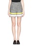 Main View - Click To Enlarge - MSGM - Piqué stripe tweed shorts