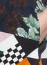 Detail View - Click To Enlarge - MSGM - Mix print piqué bustier dress