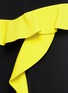 Detail View - Click To Enlarge - MSGM - Colourblock ruffle crepe dress