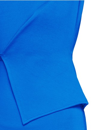 Detail View - Click To Enlarge - ALEXANDER WANG - Geometric deconstruction Milano knit dress