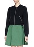 Front View - Click To Enlarge - ACNE STUDIOS - 'Olympia' knit bomber jacket