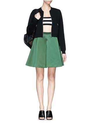 Figure View - Click To Enlarge - ACNE STUDIOS - 'Olympia' knit bomber jacket