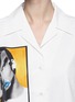 Detail View - Click To Enlarge - ACNE STUDIOS - 'Albion' portrait panel poplin shirt