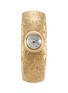 Main View - Click To Enlarge - BUCCELLATI - 'Penelope Lisbeth' engraved 18k yellow gold cuff watch