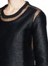 Detail View - Click To Enlarge - IRO - Sheer silk panel sweatshirt
