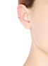 Figure View - Click To Enlarge - REPOSSI - 'Berbère' diamond rose gold 2-hoop ear cuff