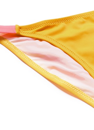 Detail View - Click To Enlarge - SOLID & STRIPED - 'Morgan' colourblock bikini bottoms
