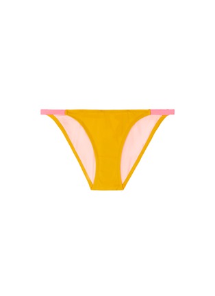 Main View - Click To Enlarge - SOLID & STRIPED - 'Morgan' colourblock bikini bottoms
