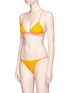 Figure View - Click To Enlarge - SOLID & STRIPED - 'Morgan' colourblock bikini bottoms