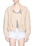 Main View - Click To Enlarge - ISABEL MARANT - 'Backal' drawstring waist quilted cotton jacket