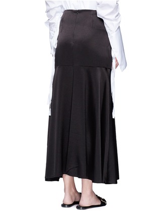 Back View - Click To Enlarge - GEORGIA ALICE - 'Circle Cult' crepe back satin skirt