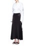Figure View - Click To Enlarge - GEORGIA ALICE - 'Circle Cult' crepe back satin skirt