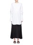 Main View - Click To Enlarge - GEORGIA ALICE - 'Moon Sisters' sash ruched sleeve poplin tunic