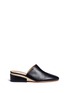 Main View - Click To Enlarge - GABRIELA HEARST - 'Adele' wooden wedge leather mules