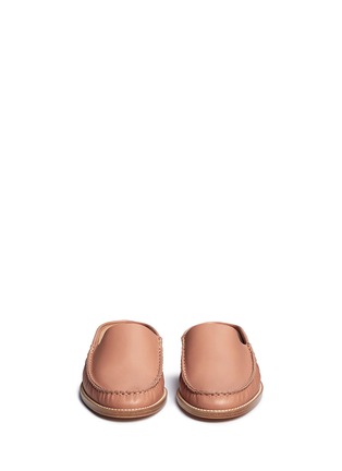 Front View - Click To Enlarge - GABRIELA HEARST - 'Kate' leather loafer slides