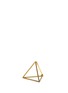 Main View - Click To Enlarge - SHIHARA - '3D' 18k yellow gold 15mm pyramid single earring