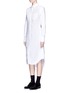 Front View - Click To Enlarge - THOM BROWNE  - Cotton Oxford shirt dress