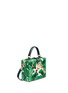 Figure View - Click To Enlarge - - - 'Dolce Box' snakeskin trim embellished leather bag