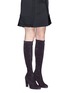 Figure View - Click To Enlarge - STUART WEITZMAN - 'Keenland' stretch suede knee high boots
