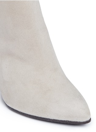 Detail View - Click To Enlarge - STUART WEITZMAN - 'Grandiose' suede ankle boots