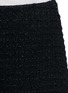 Detail View - Click To Enlarge - GIAMBA - Metallic tweed virgin wool blend shorts