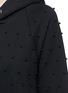 Detail View - Click To Enlarge - GIAMBA - Beaded cotton hoodie