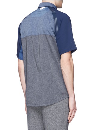 Back View - Click To Enlarge - ADIDAS BY WHITE MOUNTAINEERING - Patchwork shirt