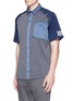 Front View - Click To Enlarge - ADIDAS BY WHITE MOUNTAINEERING - Patchwork shirt