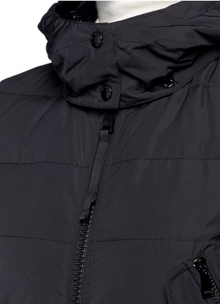 Detail View - Click To Enlarge - MONCLER - 'Agathe' hooded quilted down jacket