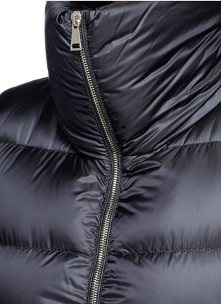 Detail View - Click To Enlarge - MONCLER - 'Anet' ruffle hem padded down jacket