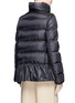Back View - Click To Enlarge - MONCLER - 'Anet' ruffle hem padded down jacket