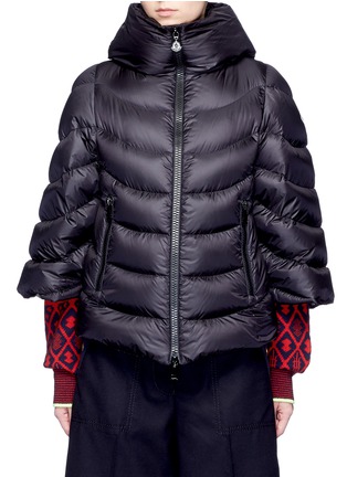 Main View - Click To Enlarge - MONCLER - 'Akylina' padded down cape jacket