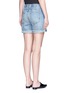 Back View - Click To Enlarge - CURRENT/ELLIOTT - 'The Boyfriend' distressed rolled denim shorts
